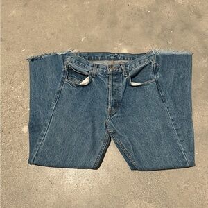 Dark Blue Denim Jeans
